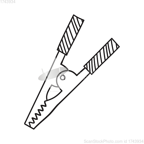 Image of Crocodile Clip Icon