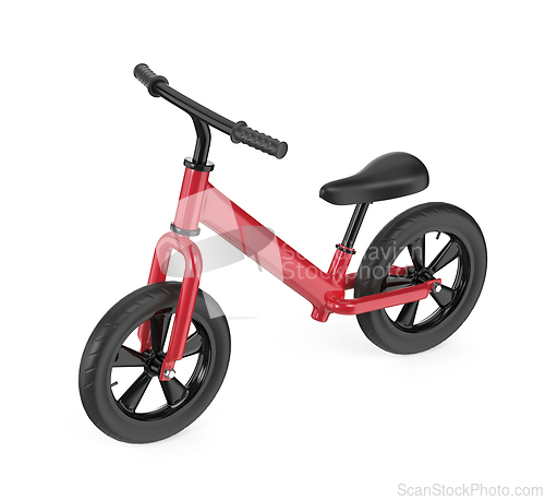 Image of Red balance bike