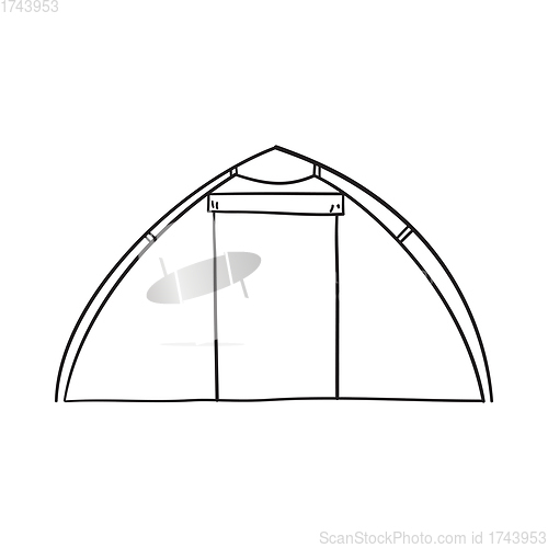 Image of Icon Of Touristic Tent