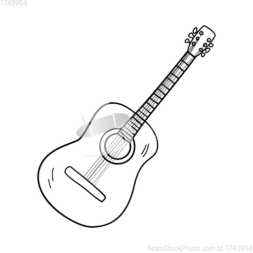 Image of Icon Of Acoustic Guitar