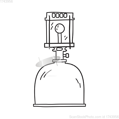 Image of Icon Of Camping Gas Burner Lamp