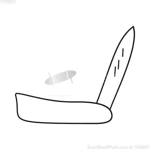 Image of Icon Of Folding Penknife