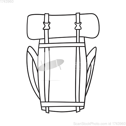 Image of Icon Of Camping Backpack