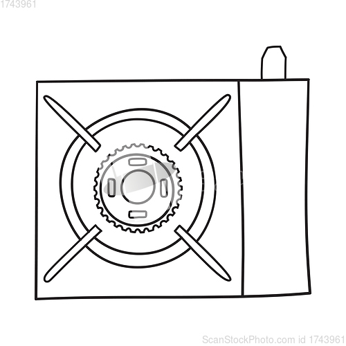Image of Icon Of Camping Gas Burner Stove