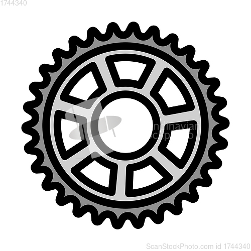 Image of Bike Gear Star Icon