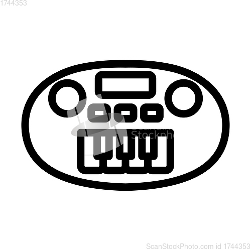 Image of Synthesizer Toy Icon
