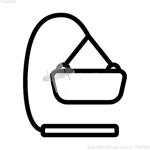 Image of Baby Hanged Cradle Icon
