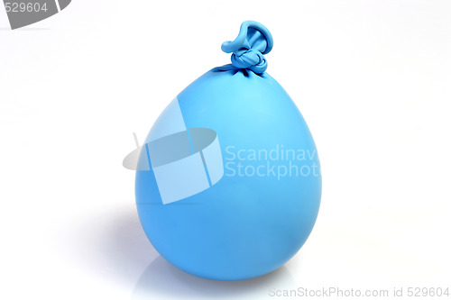 Image of Blue kneating ballon