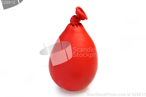 Image of Red kneating ballon