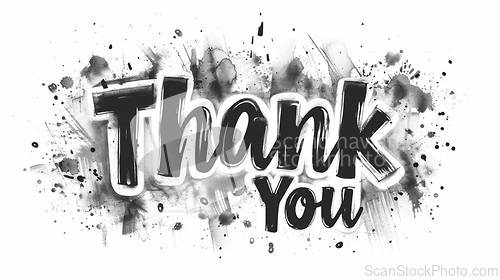 Image of Words Thank You created in Minimalist Drawing.