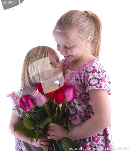 Image of Sisters With Roses