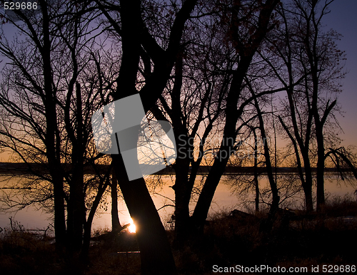 Image of Flood Abstract With Sun