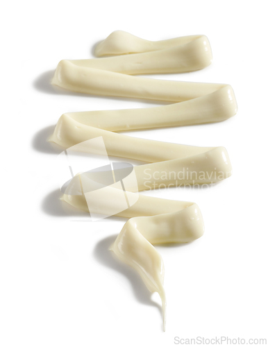 Image of melted white chocolate