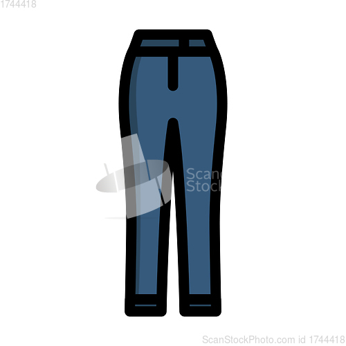 Image of Business Woman Trousers Icon
