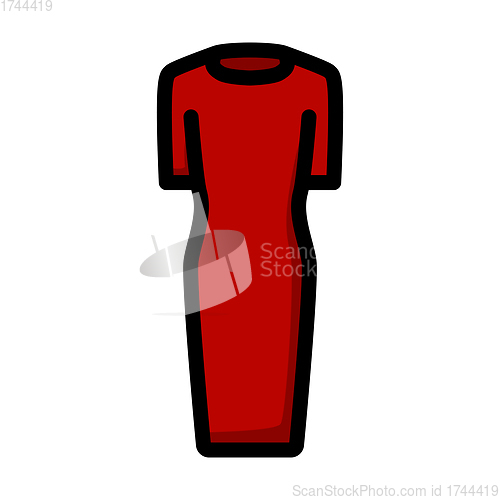 Image of Business Woman Dress Icon