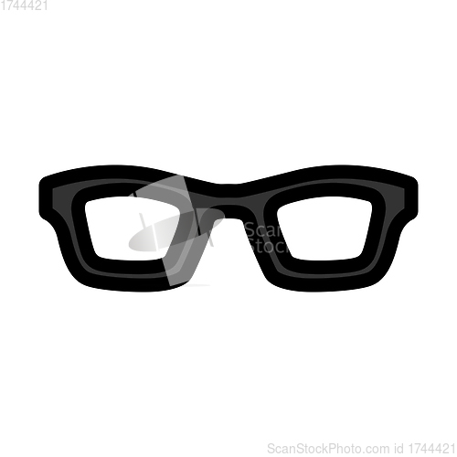Image of Business Woman Glasses Icon