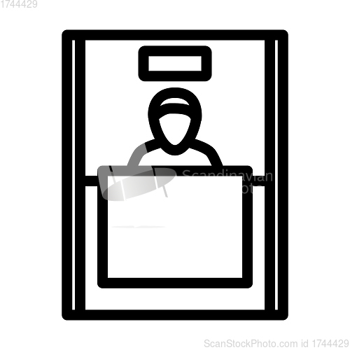 Image of Bank Clerk Icon
