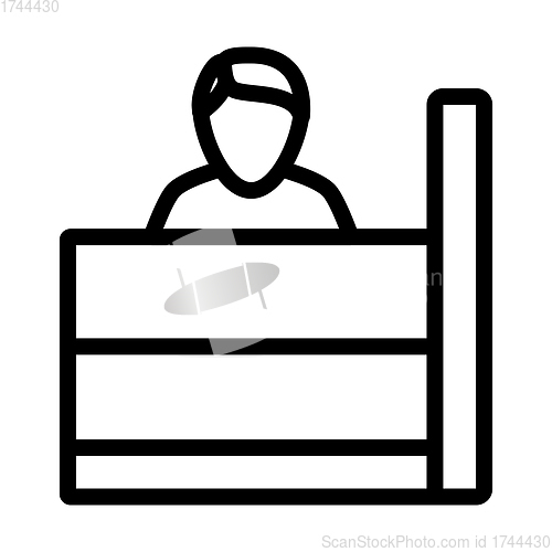 Image of Bank Clerk Icon