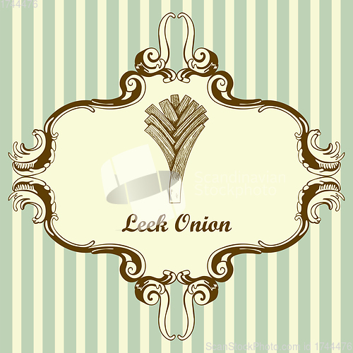 Image of Leek Onion Icon