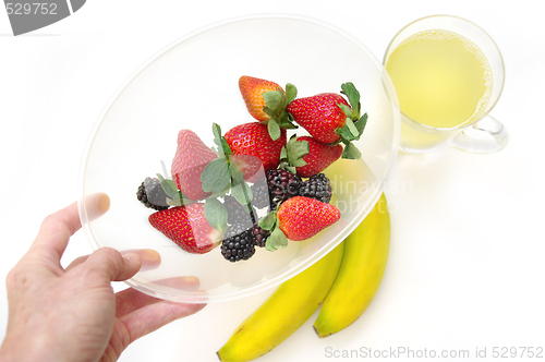Image of fresh fruit healthy fat-free snack