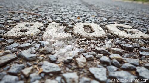 Image of Asphalt Blog concept creative art poster.