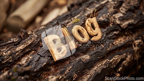 Image of Bark Blog concept creative art poster.