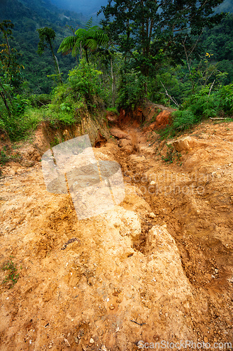 Image of Landscape of Sierra Nevada mountains, Colombia wilderness landscape.