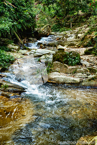 Image of Landscape of Sierra Nevada mountains, Colombia wilderness landscape.