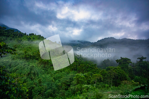 Image of Landscape of Sierra Nevada mountains, Colombia wilderness landscape.