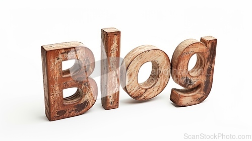 Image of The word Blog created in Clove Typography.