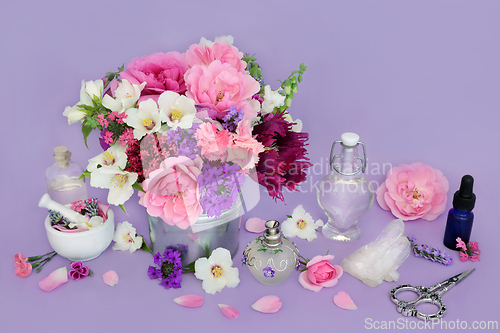 Image of Preparation of Flowers and Herbs for Naturopathic Medicine