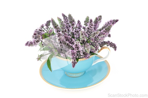Image of Peppermint Flower Leaf Tea for Gut Health