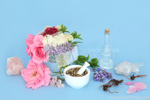 Image of Summer Flowers for Natural Tranquilizing Healing Remedies