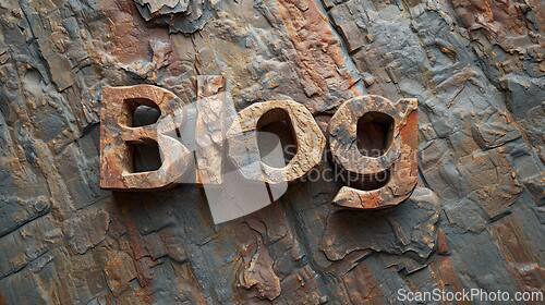 Image of Gneiss Stone Blog concept creative art poster.