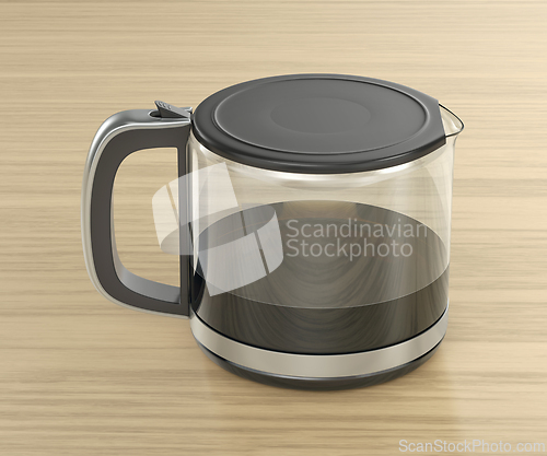 Image of Glass jug with filter coffee