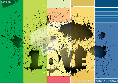 Image of wall of colors