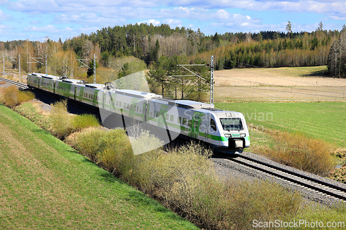 Image of Pendolino Express Train VR Group Travels in the Spring