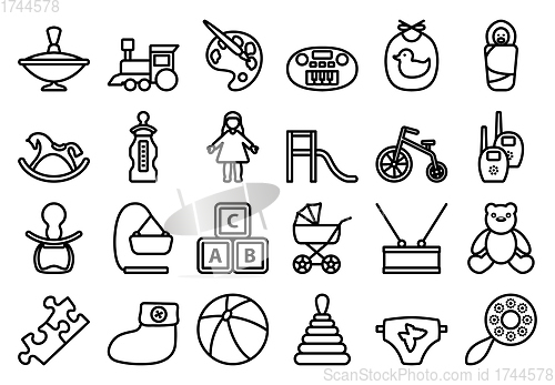 Image of Baby Icon Set