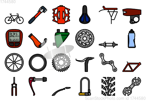 Image of Bike Icon Set