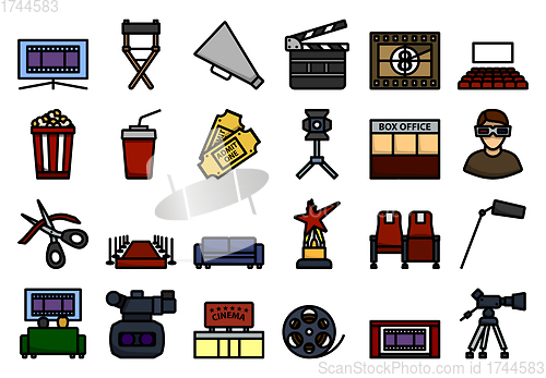 Image of Cinema Icon Set