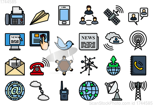 Image of Communication Icon Set