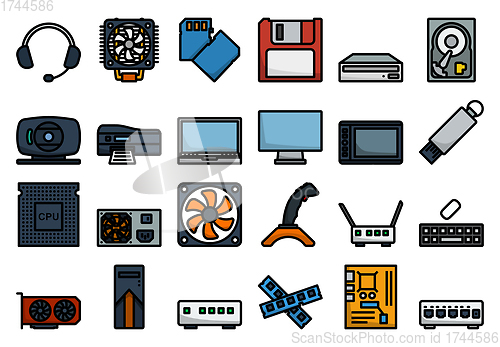 Image of Computer Icon Set