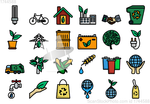 Image of Ecology Icon Set