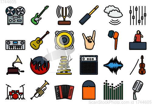 Image of Music Icon Set