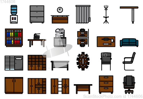 Image of Office Icon Set