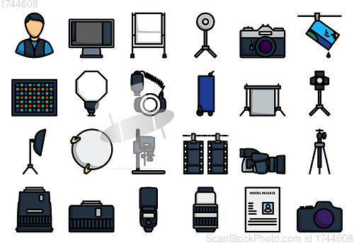Image of Photography Icon Set