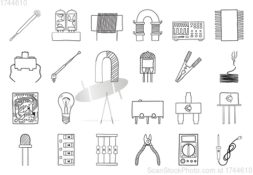 Image of Soldering Icon Set