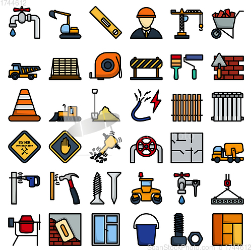 Image of Construction Icon Set