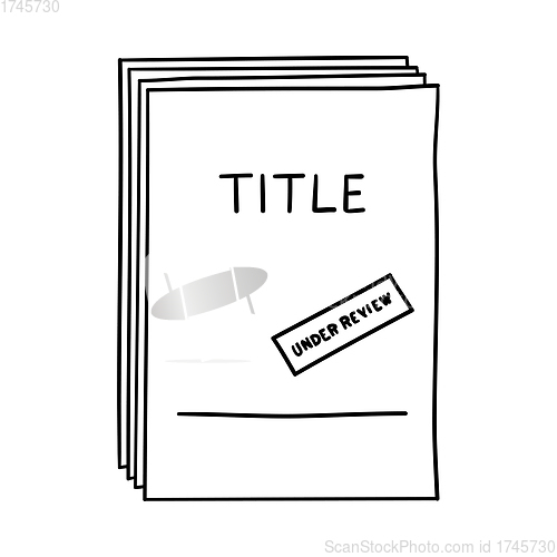 Image of Manuscript Under Review Icon