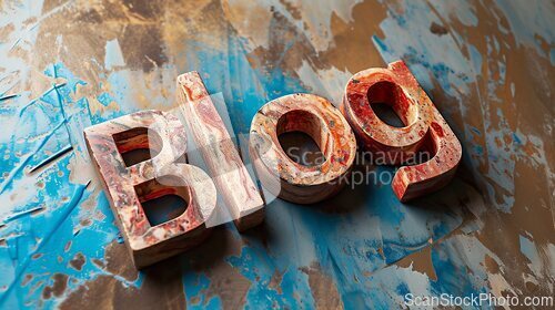 Image of Quartzite Stone Blog concept creative art poster.